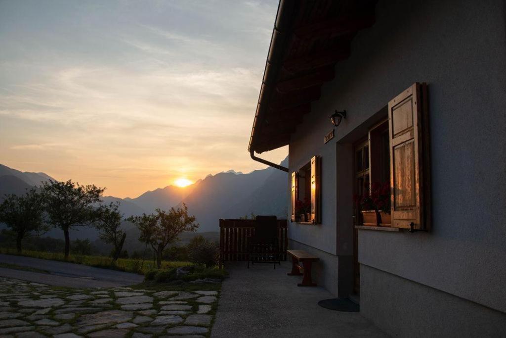 Apartma Burk Kobarid Esterno foto