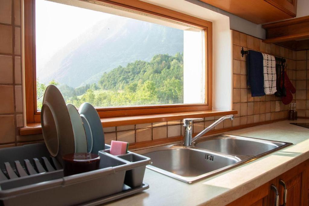 Apartma Burk Kobarid Esterno foto